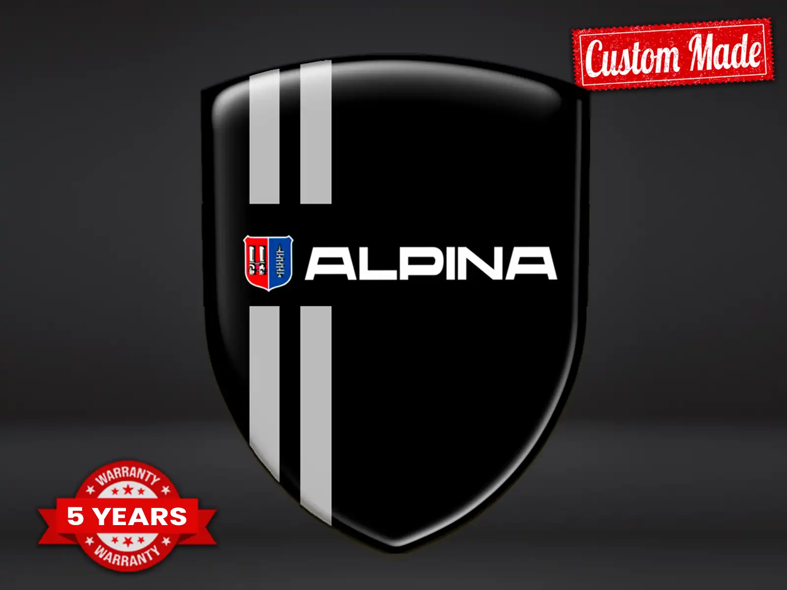 Alpina Vinyl Logosticker Robust Universal Hochwertig
